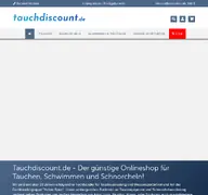 Kleine Seitenvorschau von tauchdiscount.de
