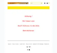 Kleine Seitenvorschau von avanti-apolda.de