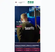 Kleine Seitenvorschau von tanta-security-service.de