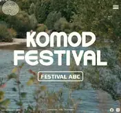 Kleine Seitenvorschau von komod-festival.de