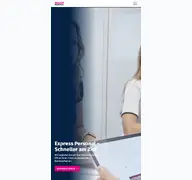 Kleine Seitenvorschau von expresspersonal.ch