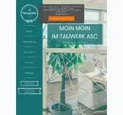 Kleine Seitenvorschau von tauwerk-asc.de