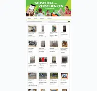 Kleine Seitenvorschau von tauschen-verschenken.de