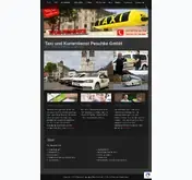Kleine Seitenvorschau von taxi-peschke.de