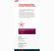 Kleine Seitenvorschau von kpf.die-linke.de