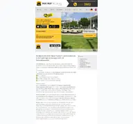Kleine Seitenvorschau von taxiruf.de