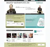 Kleine Seitenvorschau von musik-unterricht.de