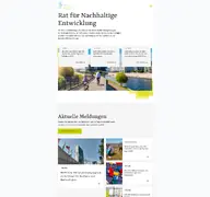 Kleine Seitenvorschau von nachhaltigkeitsrat.de