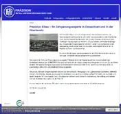 Kleine Seitenvorschau von praezision-eibau.de