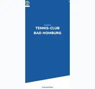 Kleine Seitenvorschau von tcbadhomburg.de
