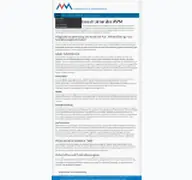 Kleine Seitenvorschau von avm-verband.de