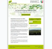 Kleine Seitenvorschau von waldinfo.nrw.de