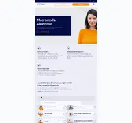 Kleine Seitenvorschau von macromedia-ausbildung.de