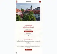 Kleine Seitenvorschau von rossini-erfurt.de