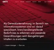 Kleine Seitenvorschau von unity-systems.ch
