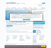 Kleine Seitenvorschau von b2b-shop.maxfroehlich.de