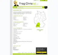 Kleine Seitenvorschau von ulm.frag-christel.de
