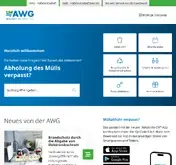 Kleine Seitenvorschau von awg-info.de