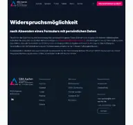 Kleine Seitenvorschau von widerspruchsmoeglichkeit.cba-aachen.de