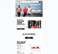 Kleine Seitenvorschau von mapmyrun.com