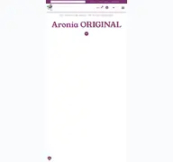 Kleine Seitenvorschau von aronia-original.de