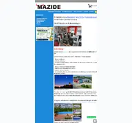 Kleine Seitenvorschau von mazide.de