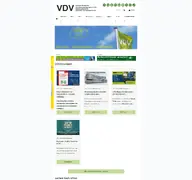 Kleine Seitenvorschau von vdv-online.de