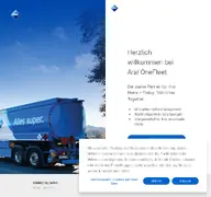 Kleine Seitenvorschau von onefleet.aral.de