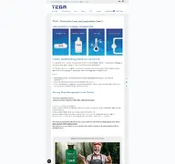 Kleine Seitenvorschau von tega.de