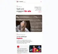 Kleine Seitenvorschau von awo-vorpommern.de