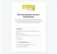 Kleine Seitenvorschau von sternwaschmittel.de