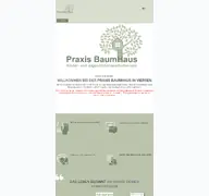 Kleine Seitenvorschau von psychotherapie-baumhaus.de