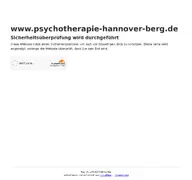 Kleine Seitenvorschau von psychotherapie-hannover-berg.de