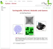 Kleine Seitenvorschau von python-online.ch