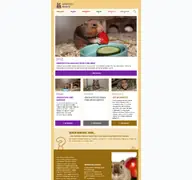 Kleine Seitenvorschau von hamster-haltung.de