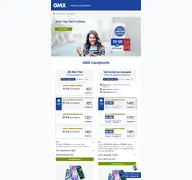 Kleine Seitenvorschau von gmx.1und1.de