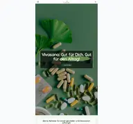 Kleine Seitenvorschau von vivasano.de