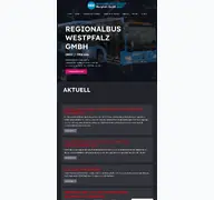 Kleine Seitenvorschau von regionalbus-westpfalz.de