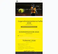 Kleine Seitenvorschau von tc-sigmaringen.de