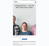 Kleine Seitenvorschau von inlingua-berlin.de