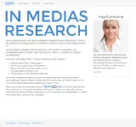 Kleine Seitenvorschau von inmediasresearch.de