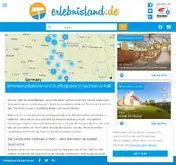 Kleine Seitenvorschau von erlebnisland.de