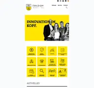 Kleine Seitenvorschau von crailsheim.de