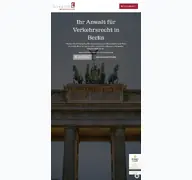 Kleine Seitenvorschau von berlin.verkehrsrecht-schneider.de