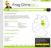 Kleine Seitenvorschau von axien.frag-christel.de