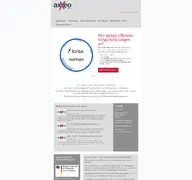 Kleine Seitenvorschau von axxeo.de