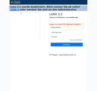 Kleine Seitenvorschau von dba-luna.de
