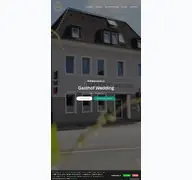 Kleine Seitenvorschau von gasthof-wedding.de