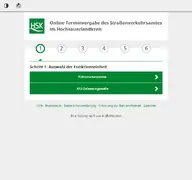 Kleine Seitenvorschau von termine-strassenverkehrsamt.hochsauerlandkreis.de