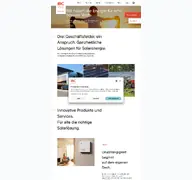 Kleine Seitenvorschau von ibc-solar.de